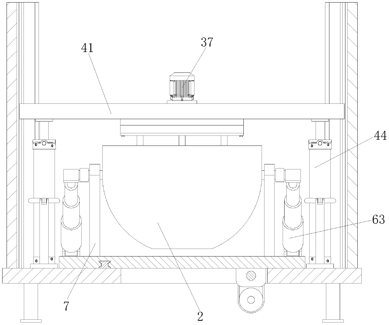 Magnesium oxide stirring device