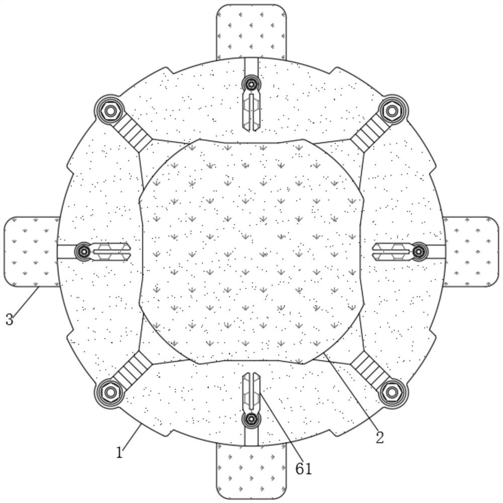 Efficient automatic bending device for building rubber plate detection