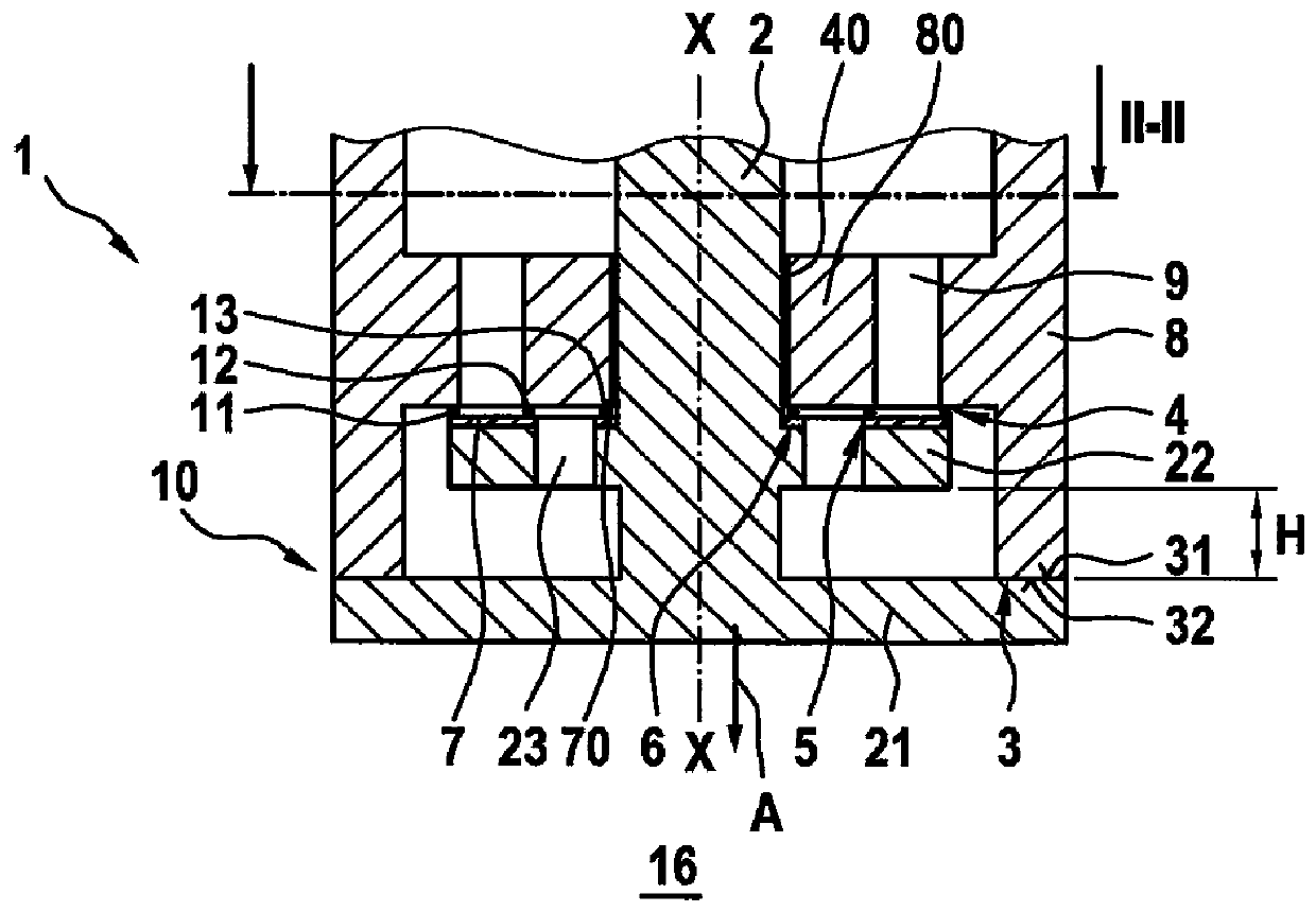 Direct-injection gas injector with elastomer seat and sealing edge