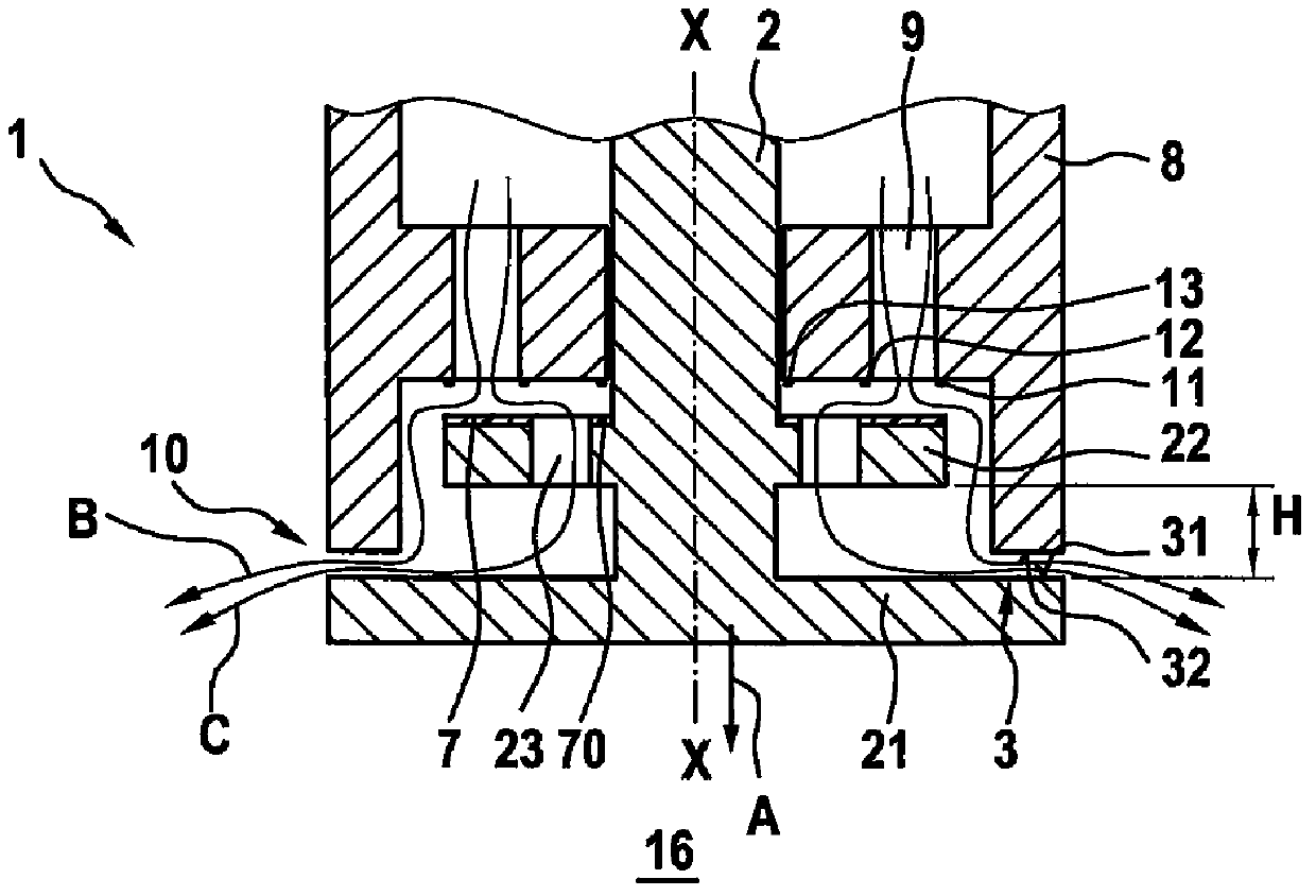 Direct-injection gas injector with elastomer seat and sealing edge