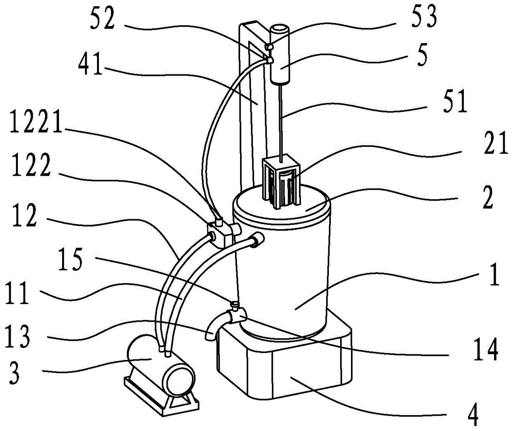 Material mixing process based on vacuum mixing drum