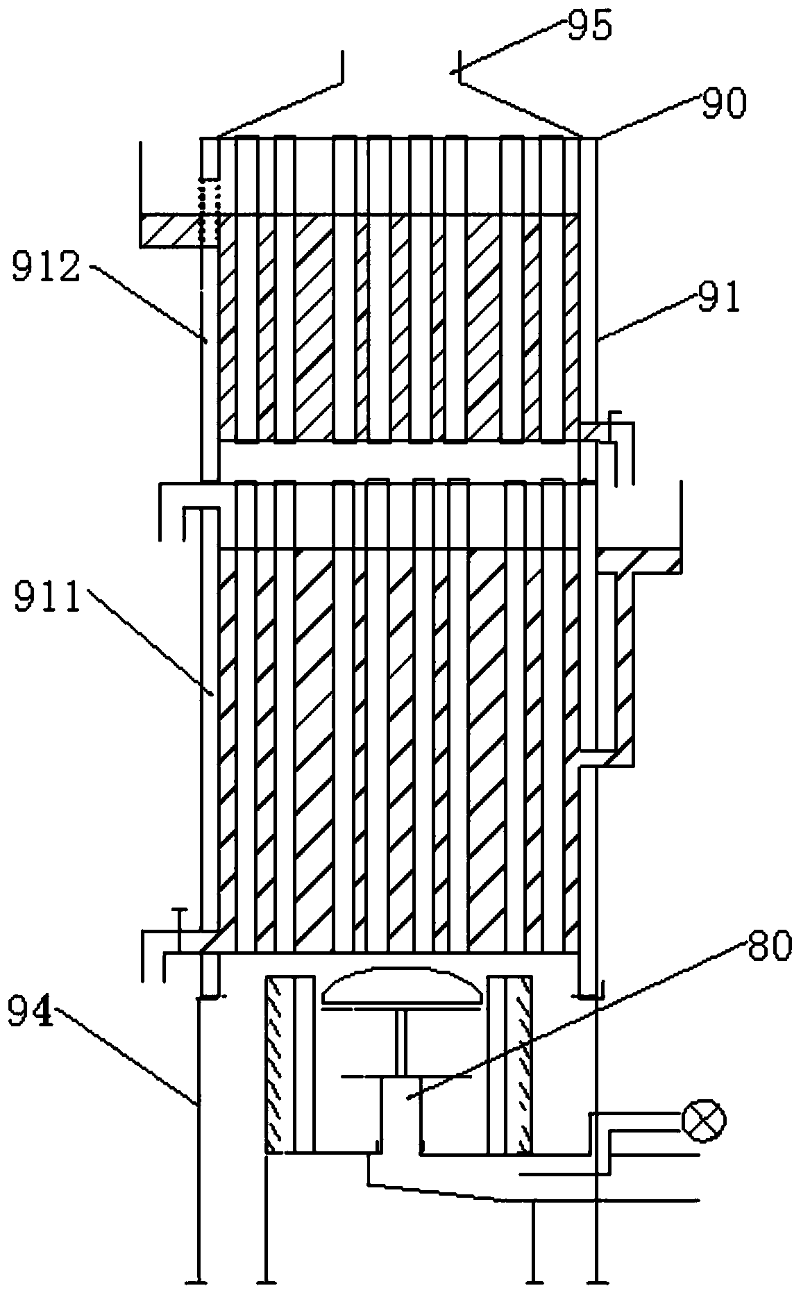 Gasifier supporting hot water boiler complete equipment