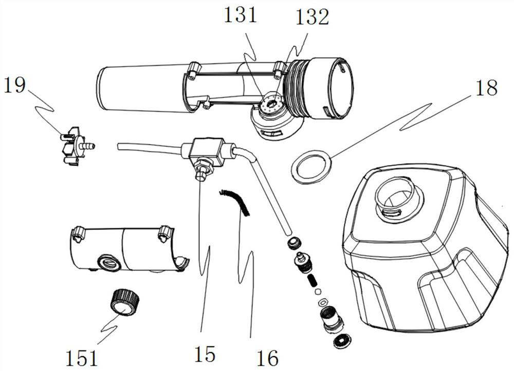 Mist generator using wind energy and mist sprayer