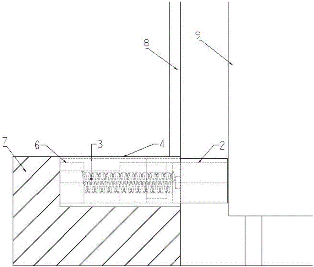 Self-adaptive telescopic footboard device for train platform