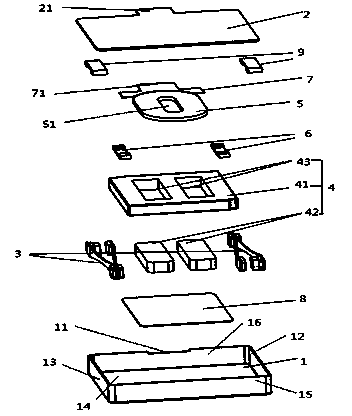 Improved thin flat linear vibration motor