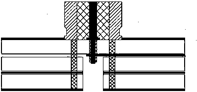 Vertical transition structure