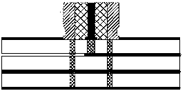 Vertical transition structure