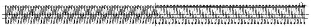 Coal seam advanced fracturing C-shaped furnace method for strengthening the chemical reaction of underground coal gasification