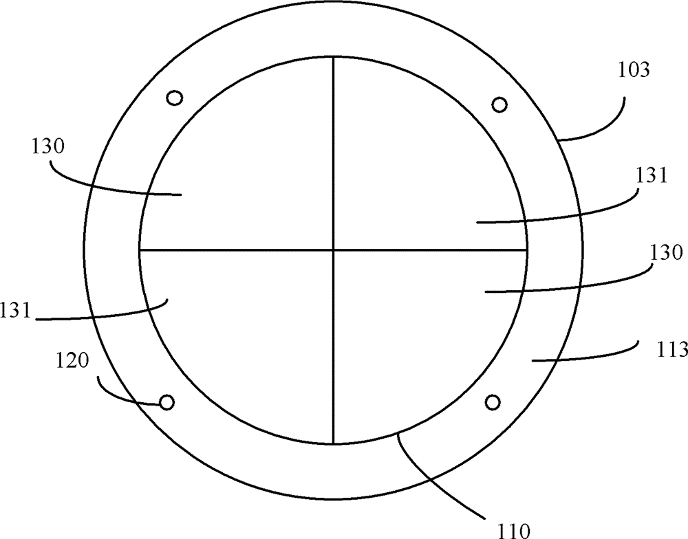 Metal organic vapor phase deposition device