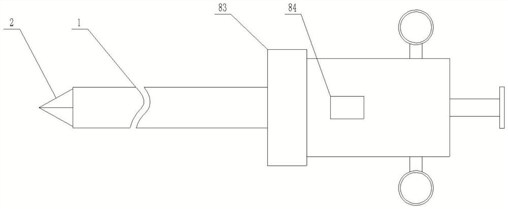 Sampling device for medical oncology treatment