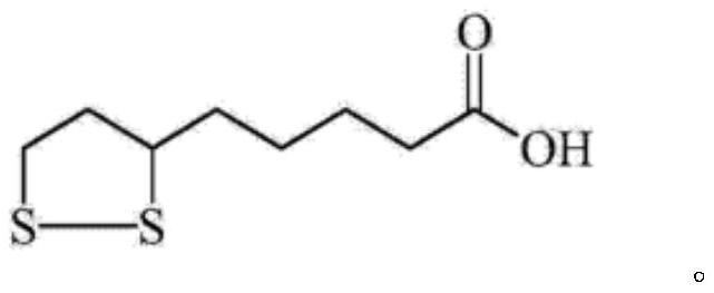 Lipoic acid tablet and preparation method thereof