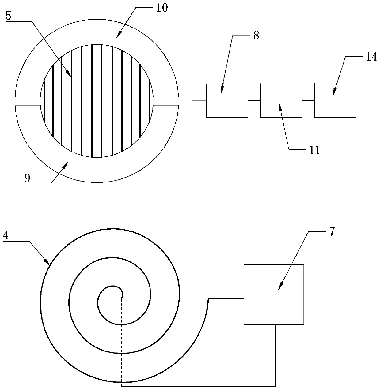 Knitting flexible sensing device applied to clothing