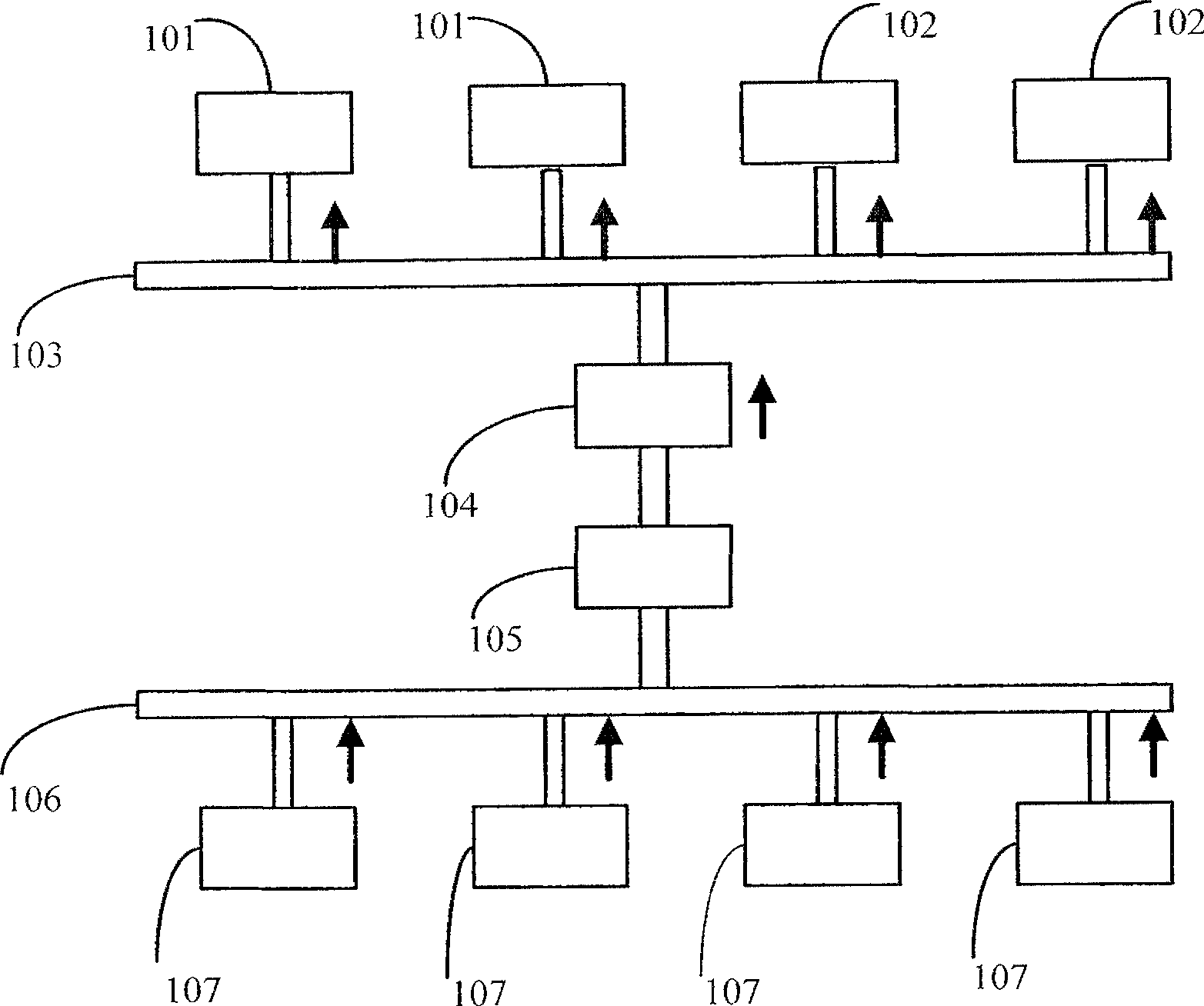 Computer network monitoring system for flexible electric PC board stitching machine