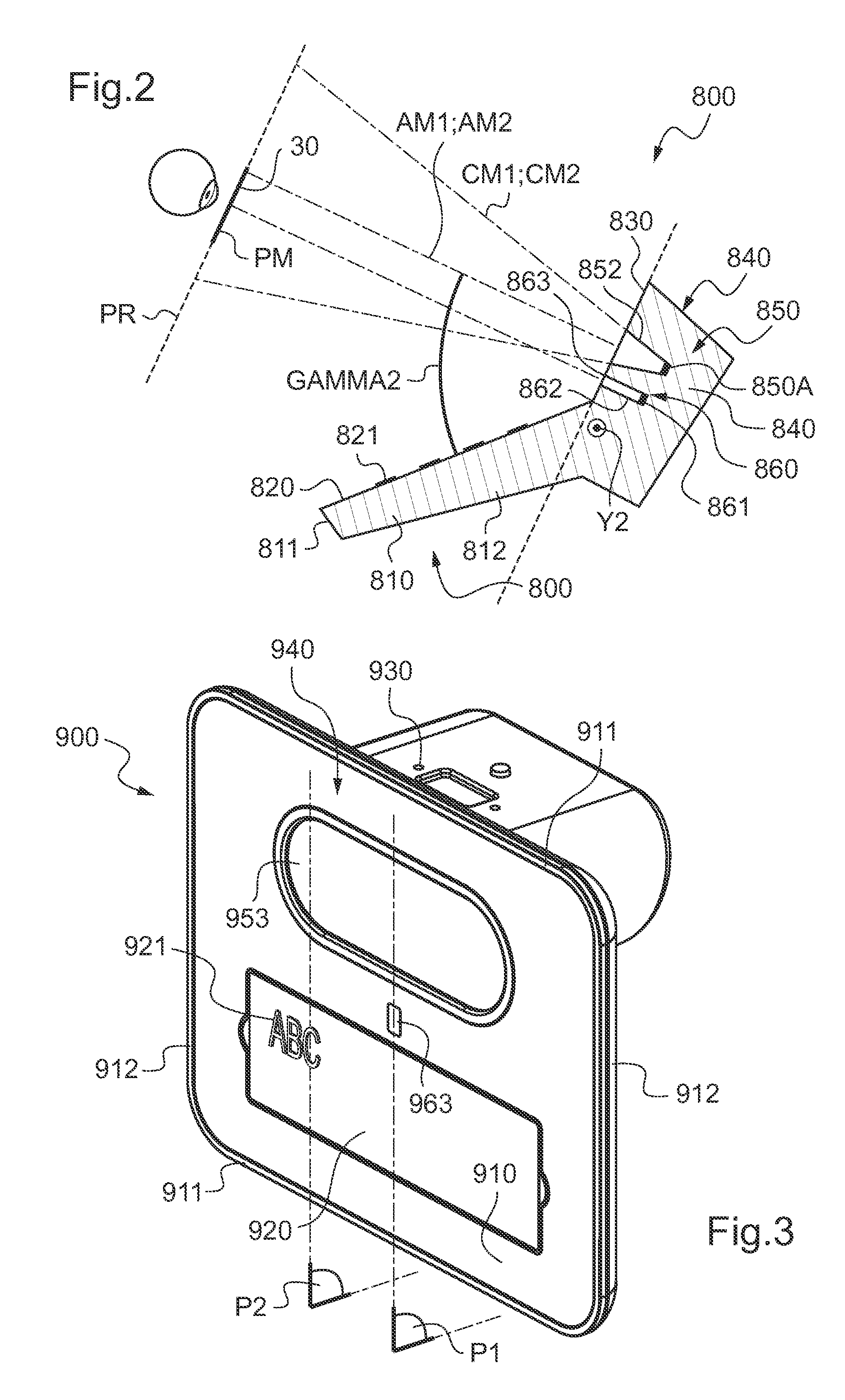 Device and a method for measuring a characteristic reading distance of an individual in a near vision natural posture