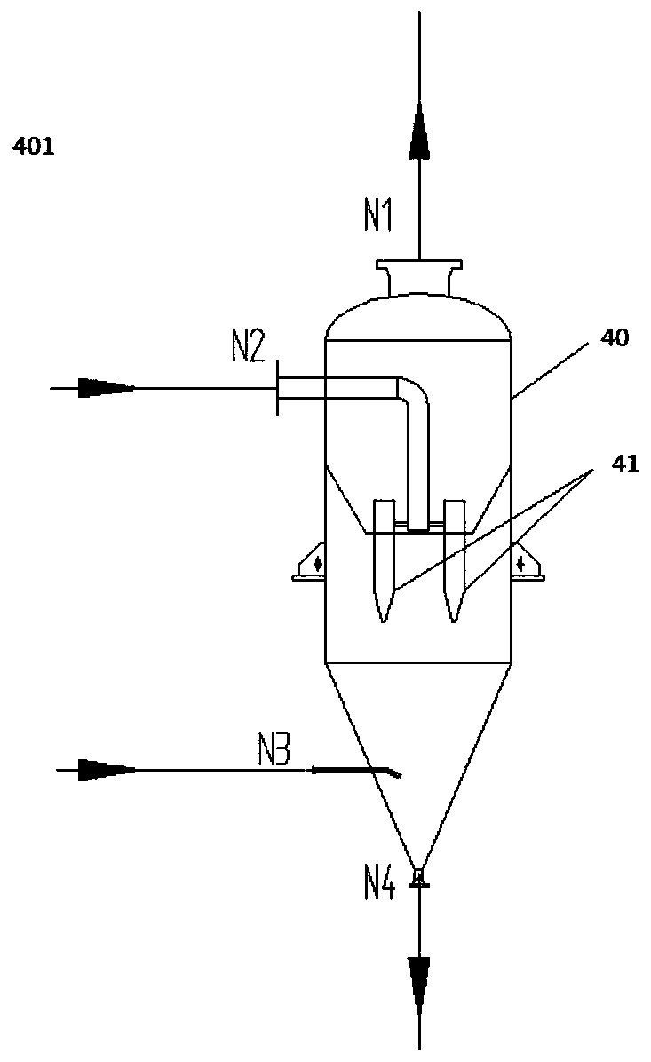 Device and method for co-producing yellow phosphorus and synthesis gas by reducing phosphate ore through pressurized gasification of phosphorus coal