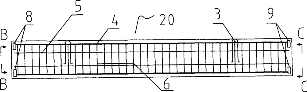 I-section prestressed reinforced concrete support pile by centrifugal pouring