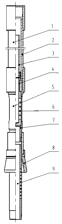 Device for collecting oil well natural gas