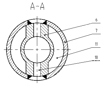 Device for collecting oil well natural gas