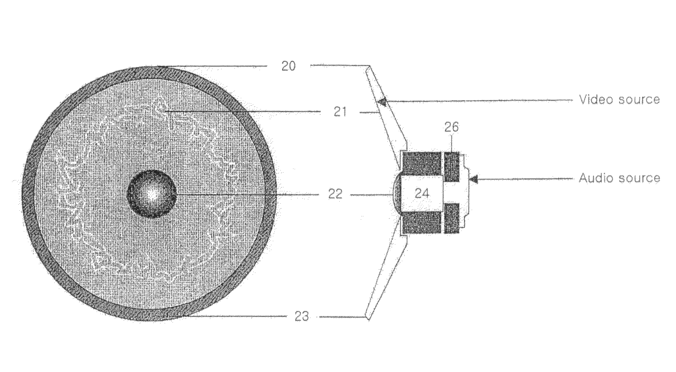 Apparatus for controlling movement of OLED and cone paper of visual speaker