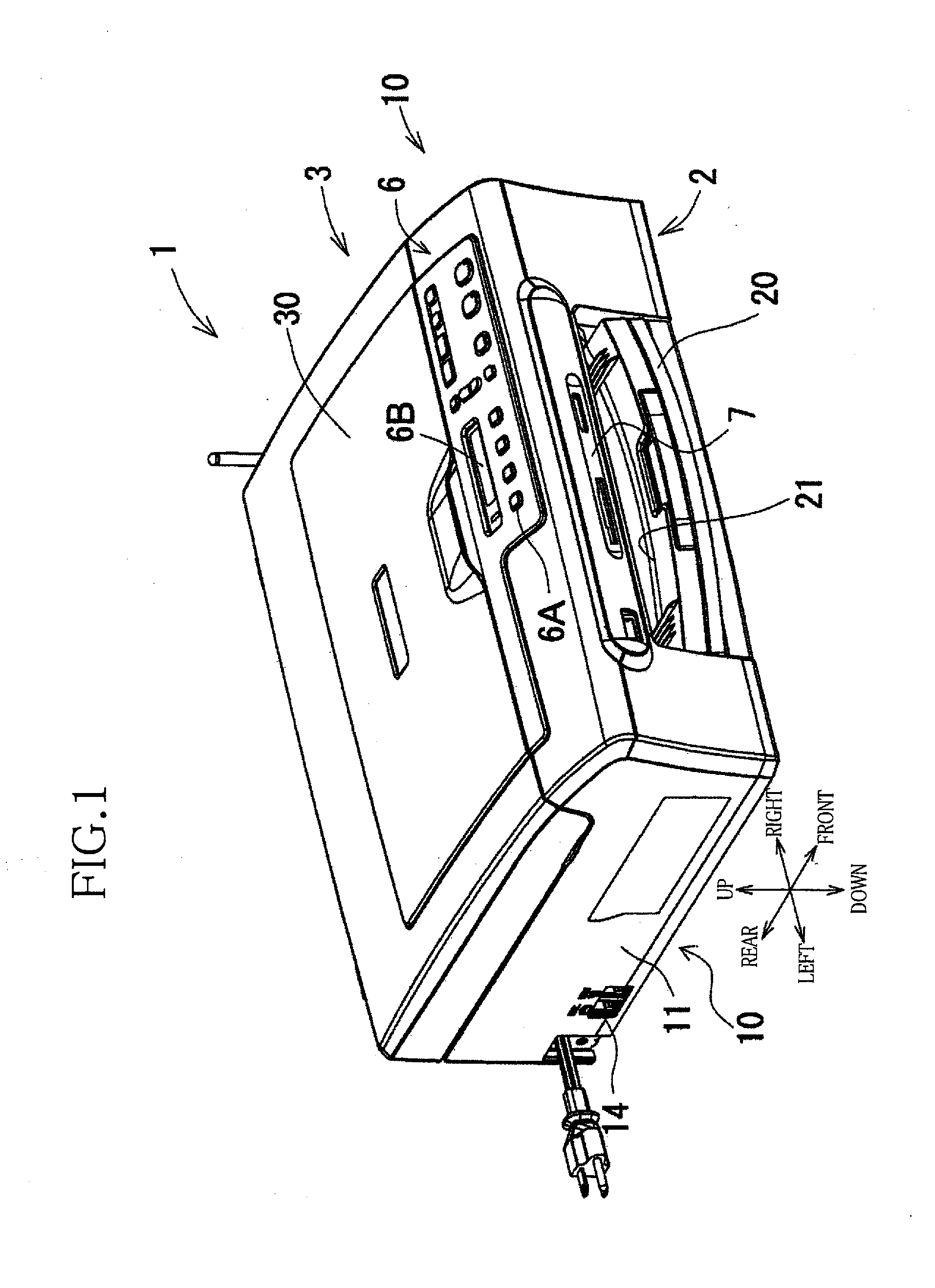 Opening and closing assembly, and multifunction device including the assembly