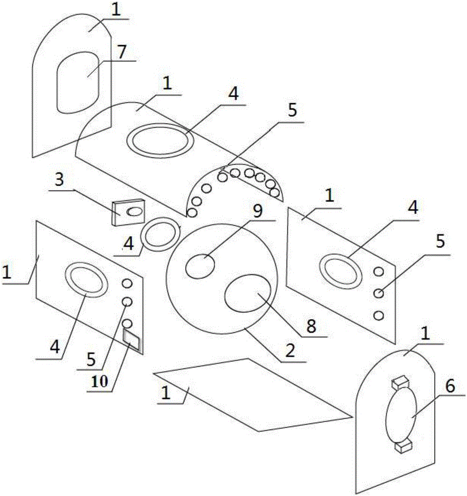 Traditional Chinese medicine tongue body and tongue coating separation method based on green monochromatic source