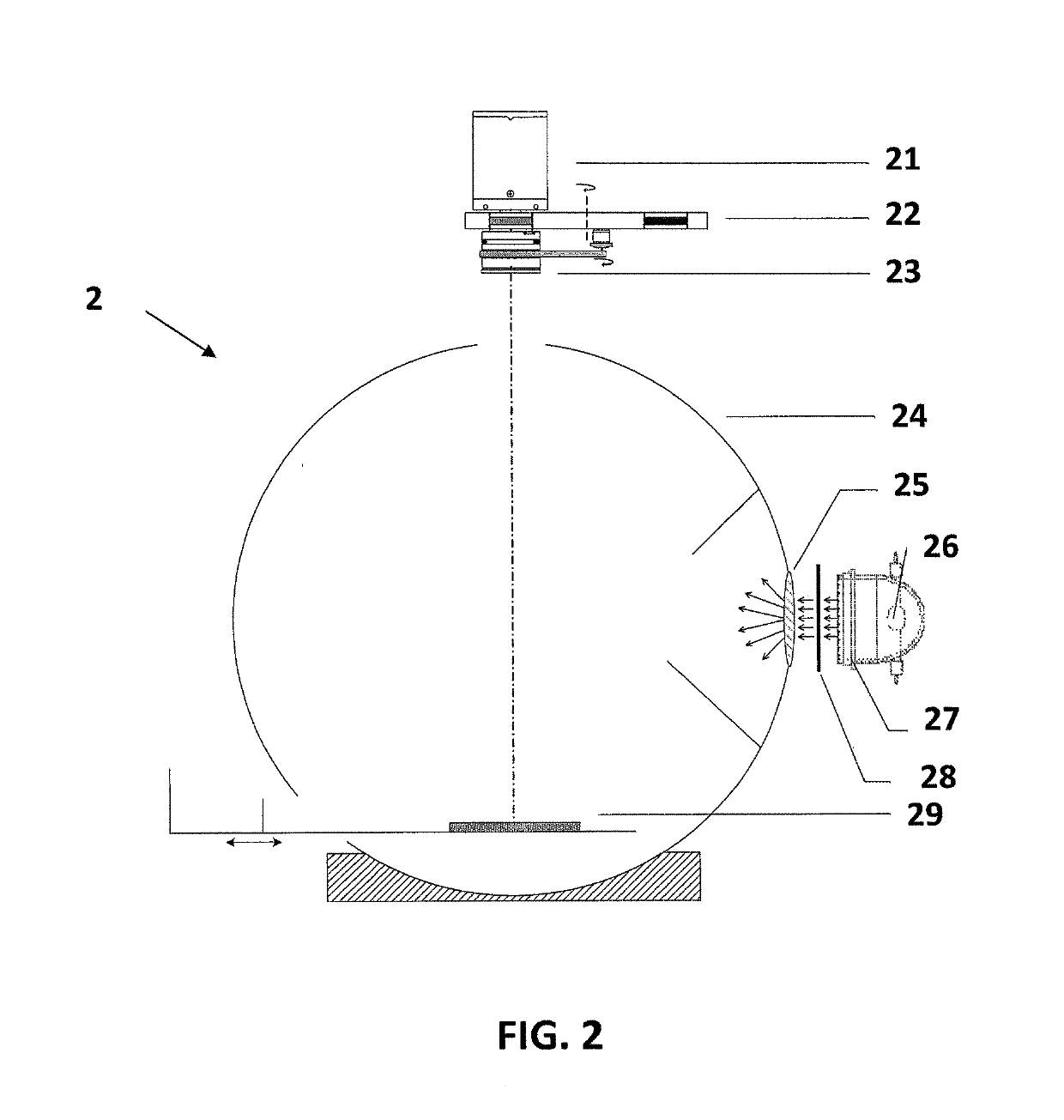 Multispectral color imaging device based on integrating sphere lighting and calibration methods thereof