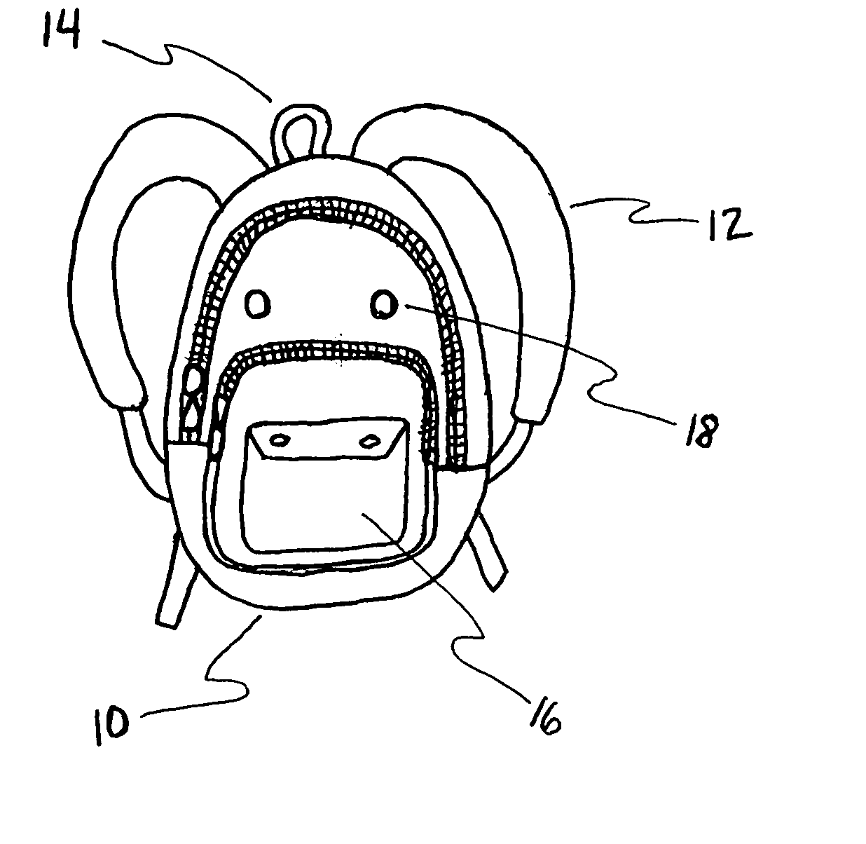 Multiple-use cover with see through carrying article