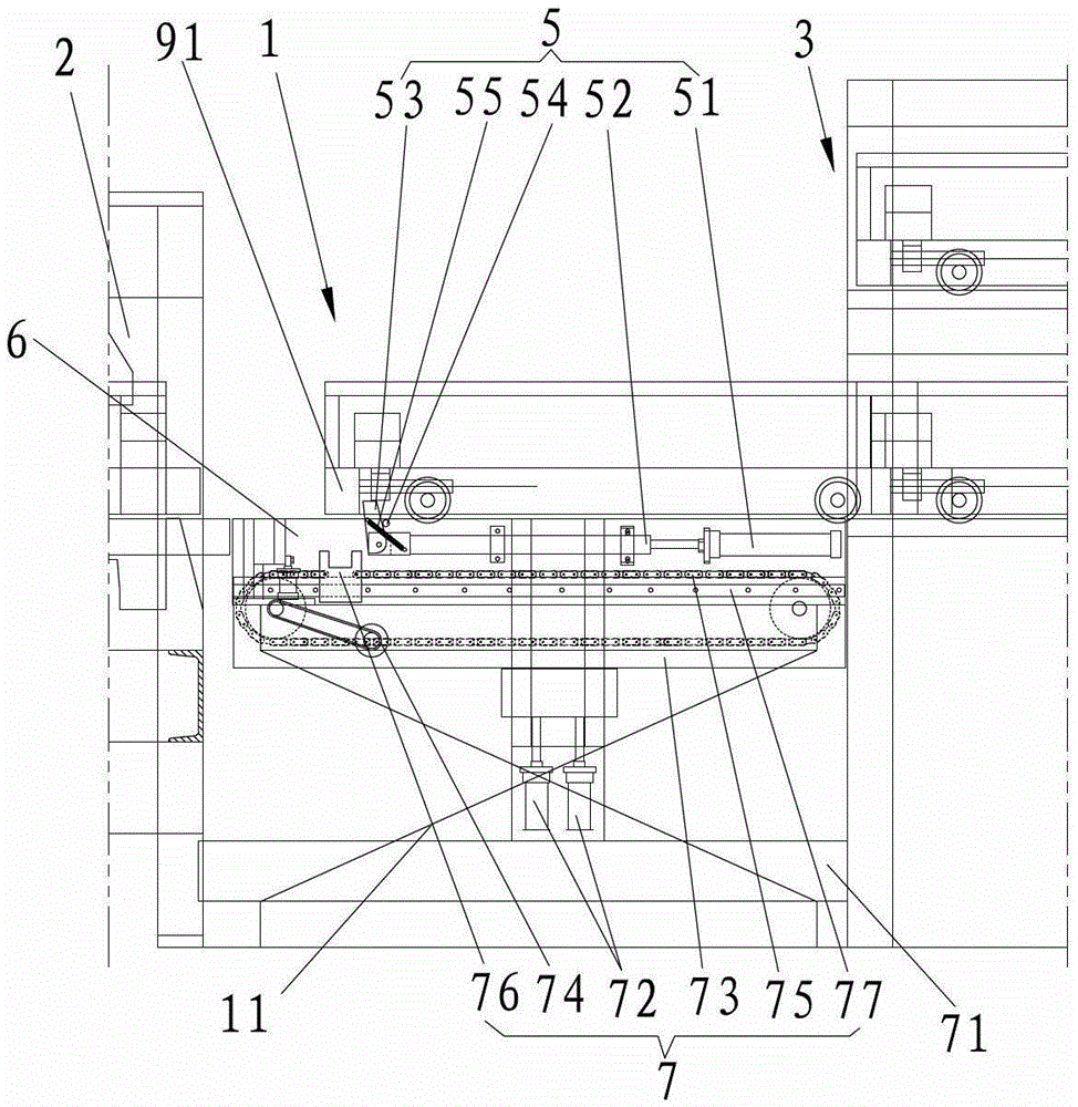 The jigsaw machine with jigsaw fasteners circularly pushing the lifting mechanism