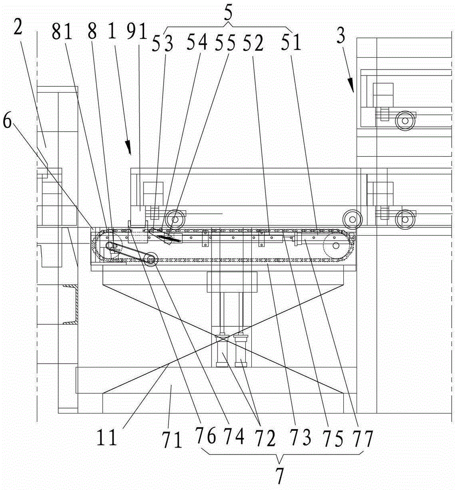 The jigsaw machine with jigsaw fasteners circularly pushing the lifting mechanism