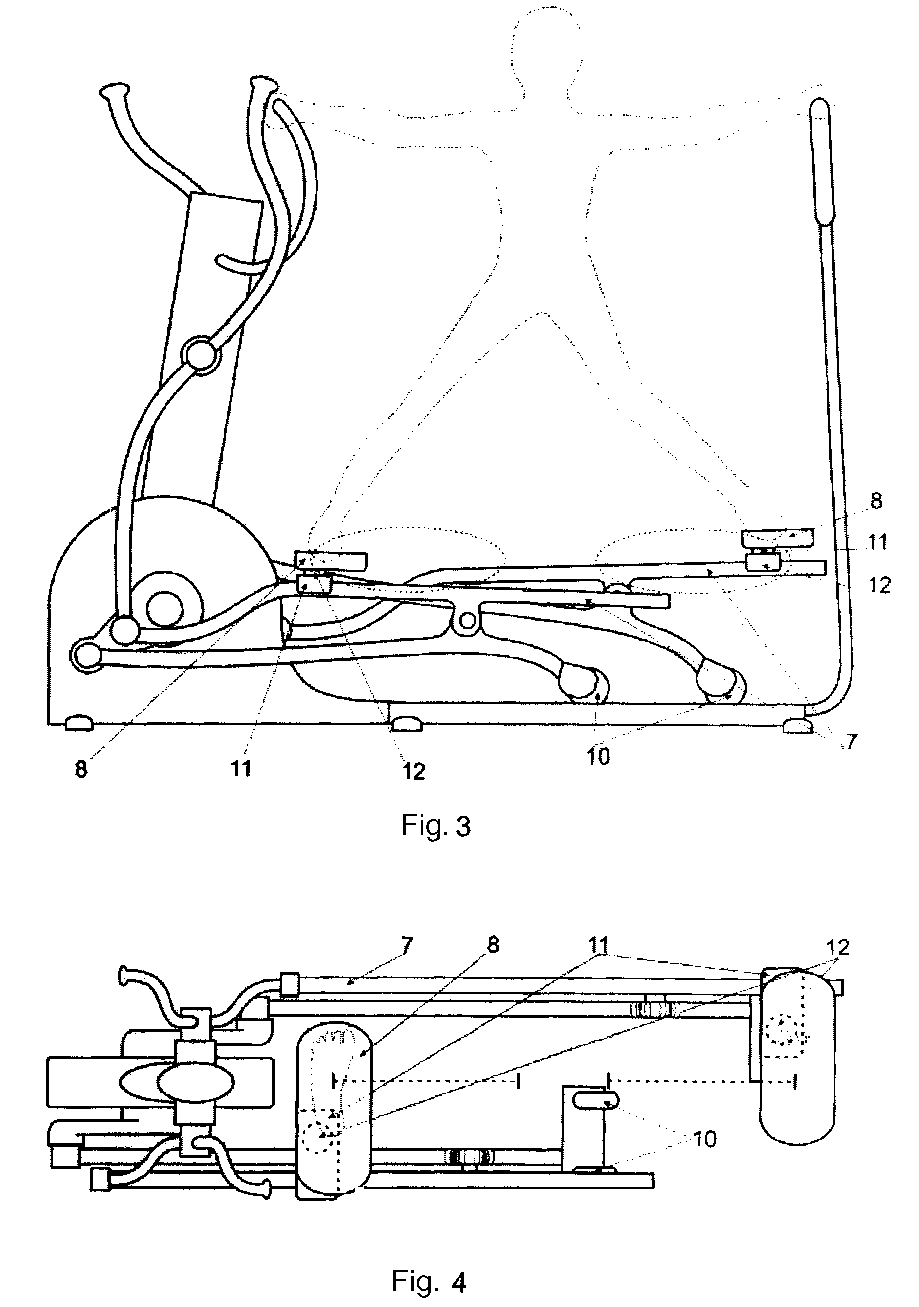 Multifunctional elliptical trainer