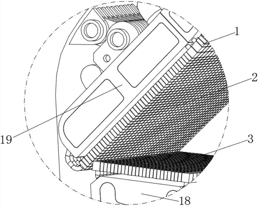 Dual-cold-loop divertor structure suitable for future Tokamak fusion reactor