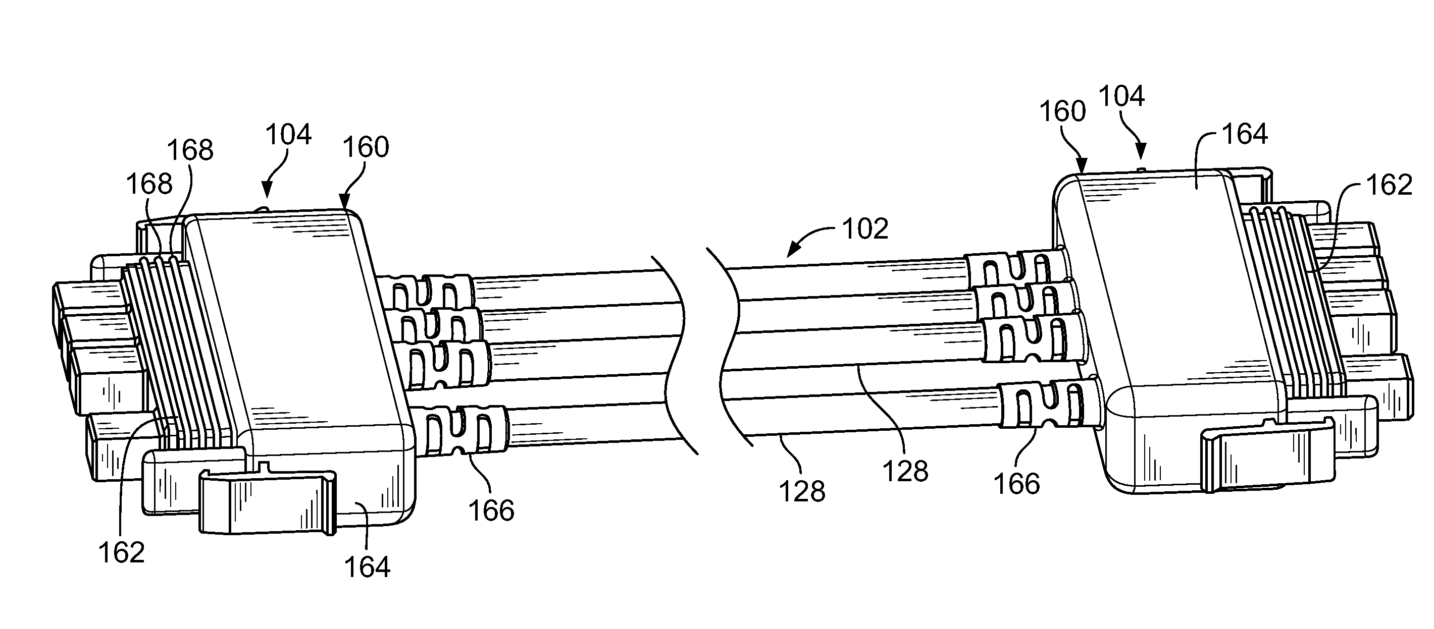 Sealed connector assembly