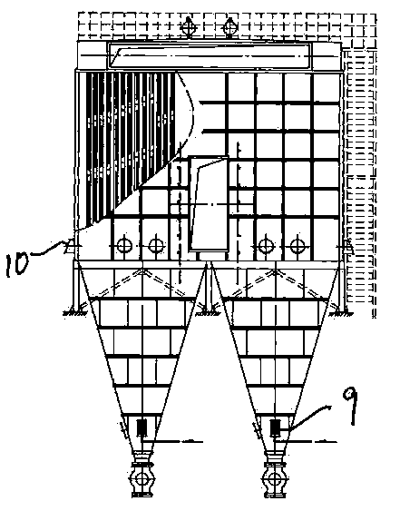 Explosion-proof explosion-release full-automatic bag-type filtering device for pulverized bituminous coal