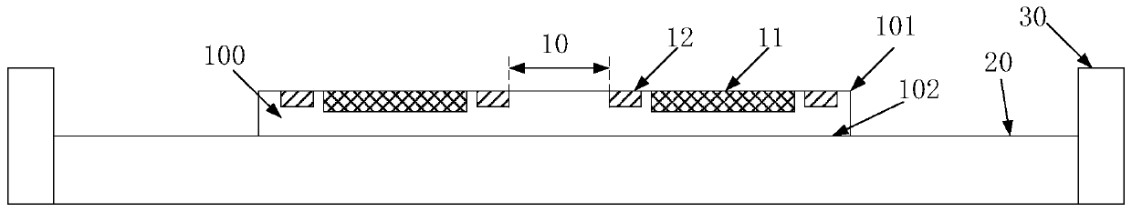 An ultra-thin incoming material packaging method and packaging structure