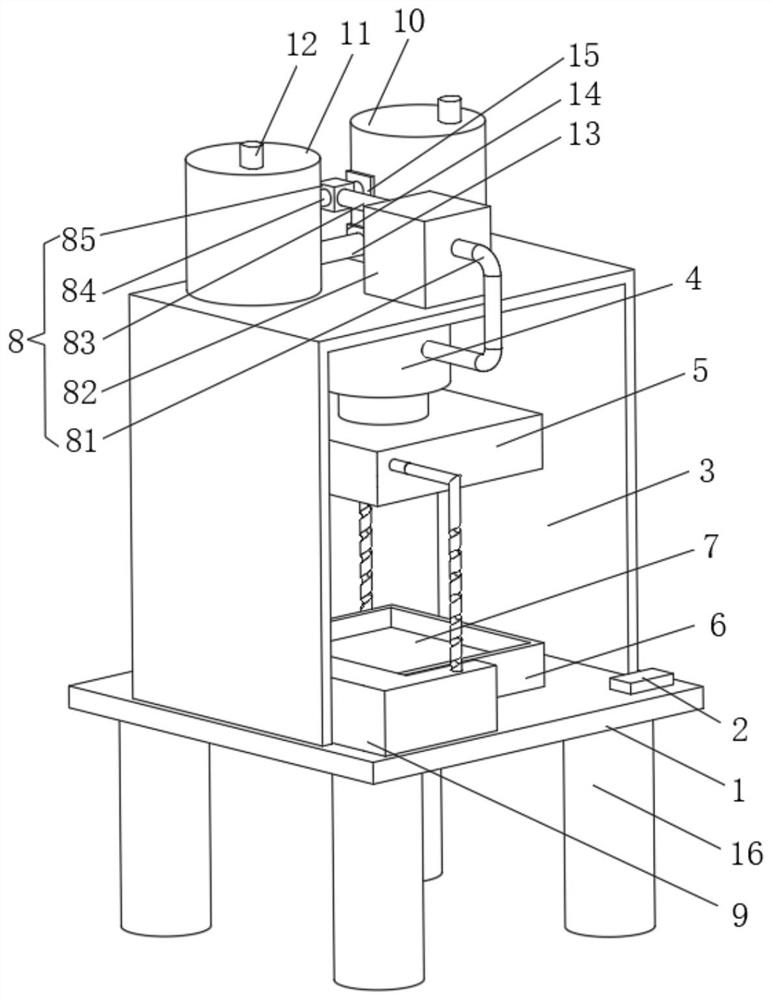 Pressure-controllable hydraulic press for liquid crystal display machining