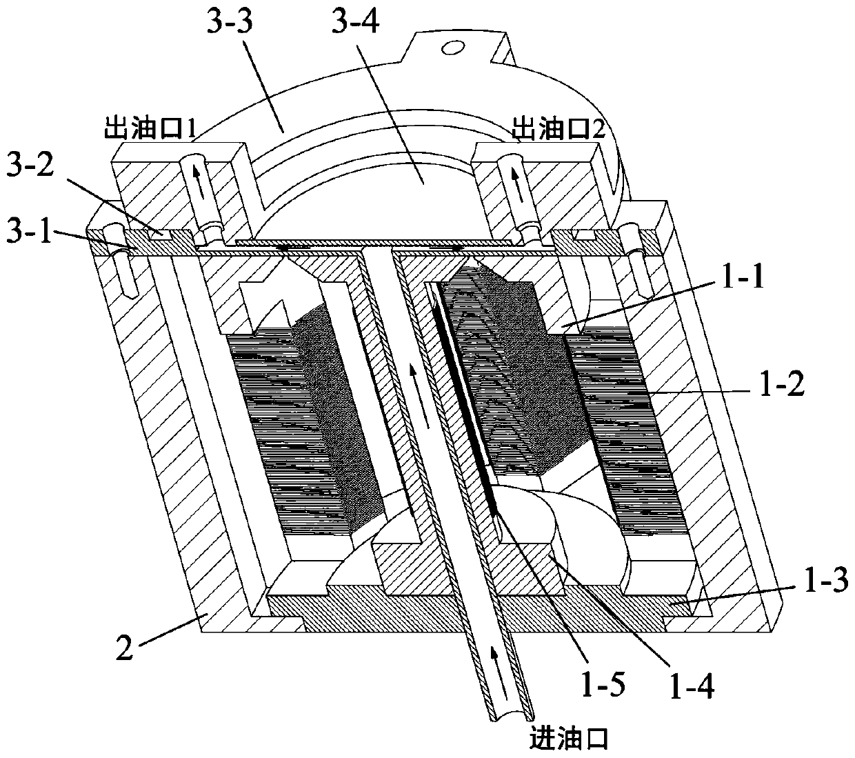 Electromagnetic device and method for orderly deposition of wear particles