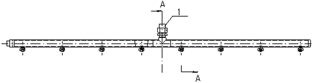 Technological rolling lubricating system of finish rolling mill for hot-rolled strip steel