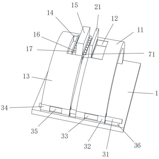 Suturing device for cesarean section of obstetrics and gynecology department