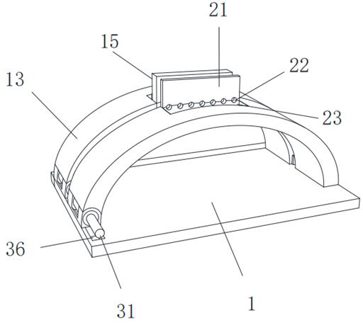 Suturing device for cesarean section of obstetrics and gynecology department