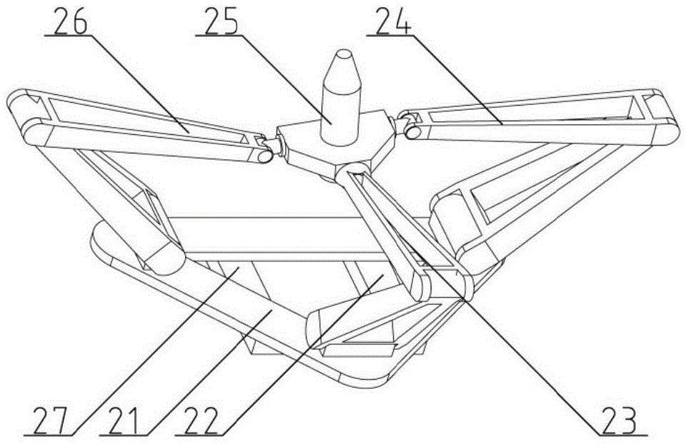 A hybrid robot device for car body spraying