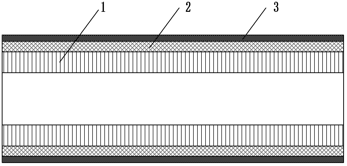 Medium-high-temperature through type metal solar collector tube