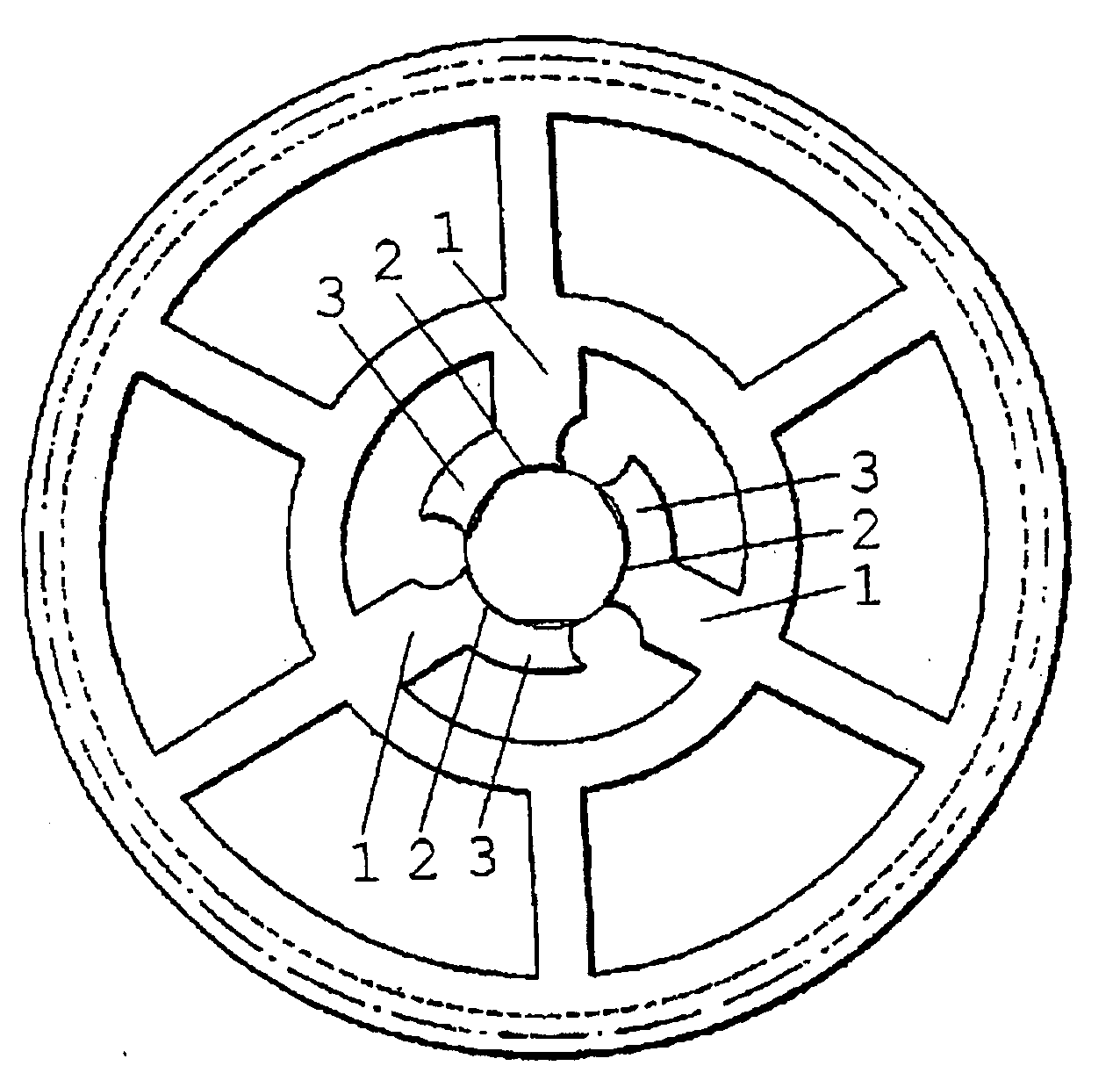 Micromechanical part with an opening for fastening to a spindle