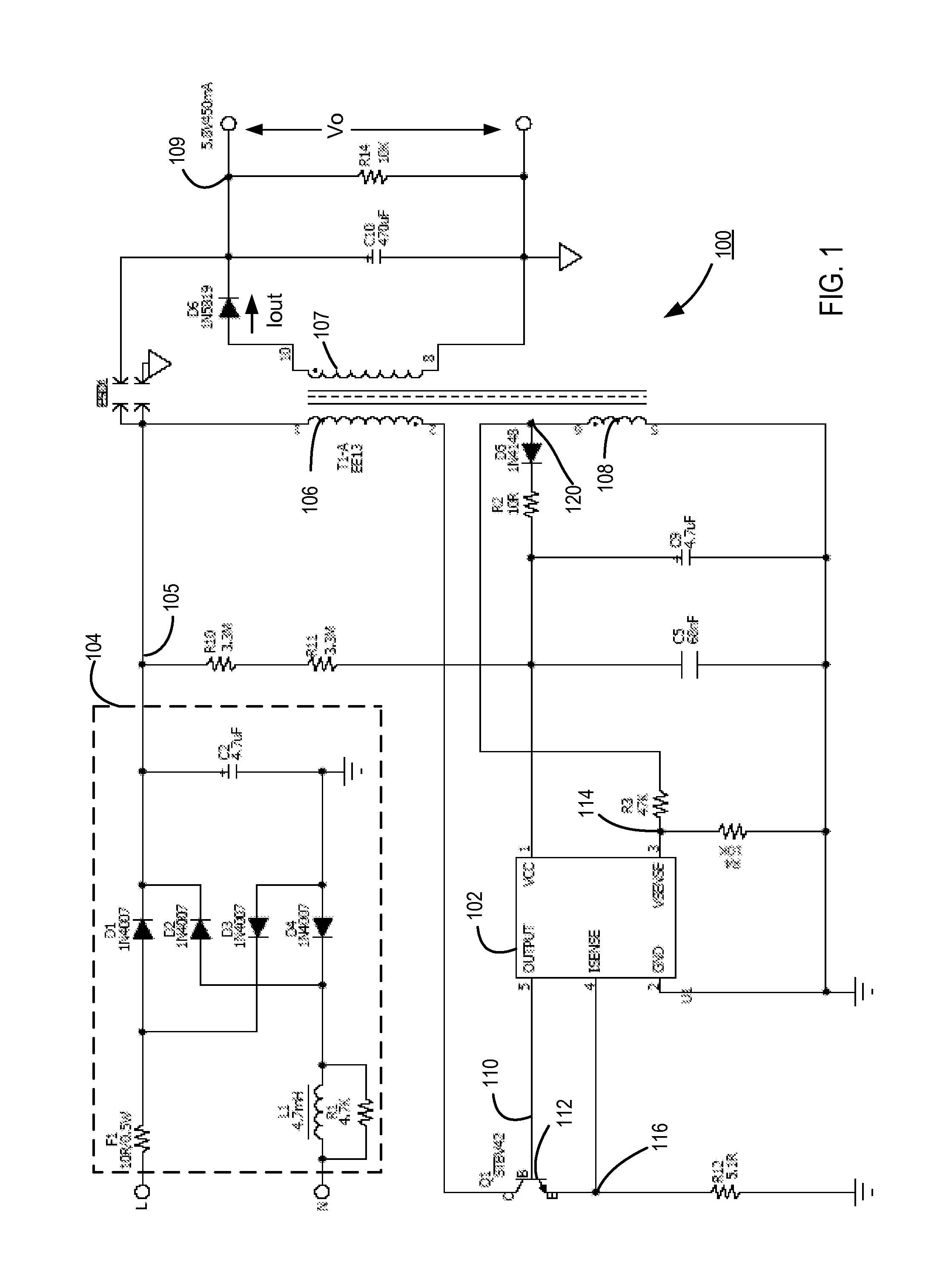 EMI frequency spreading method for switching power converter