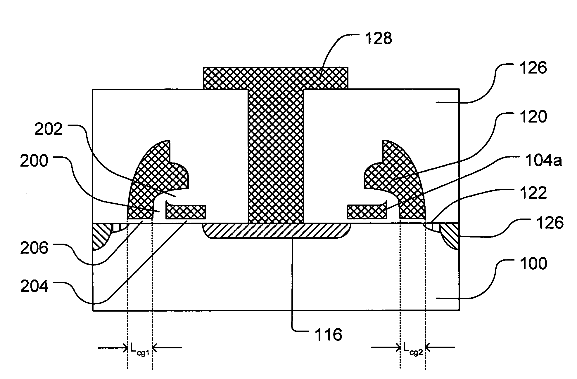 Self-aligned split-gate nonvolatile memory structure and a method of making the same