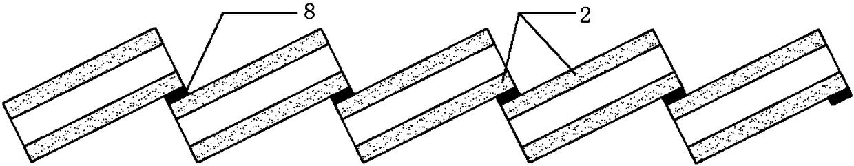 A connection structure for crystalline silicon photovoltaic cells with transparent electrodes