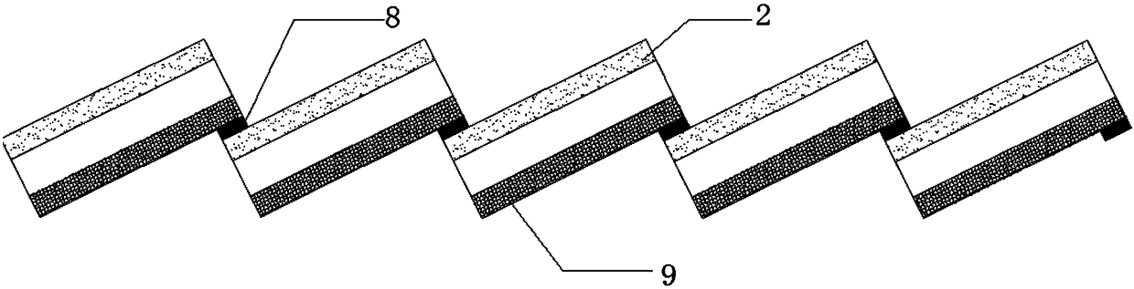 A connection structure for crystalline silicon photovoltaic cells with transparent electrodes