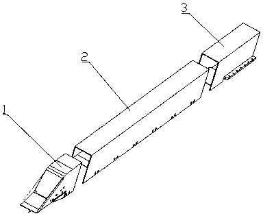 Solid rocket ramjet air inlet way machining method