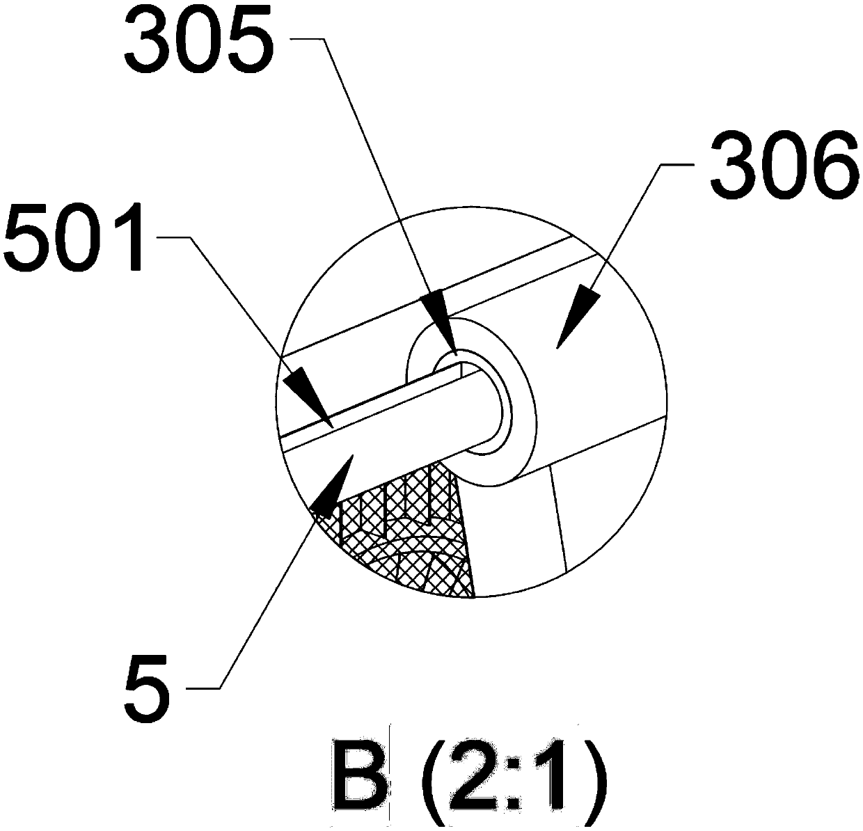 A high-efficiency heat dissipation back cover for computer