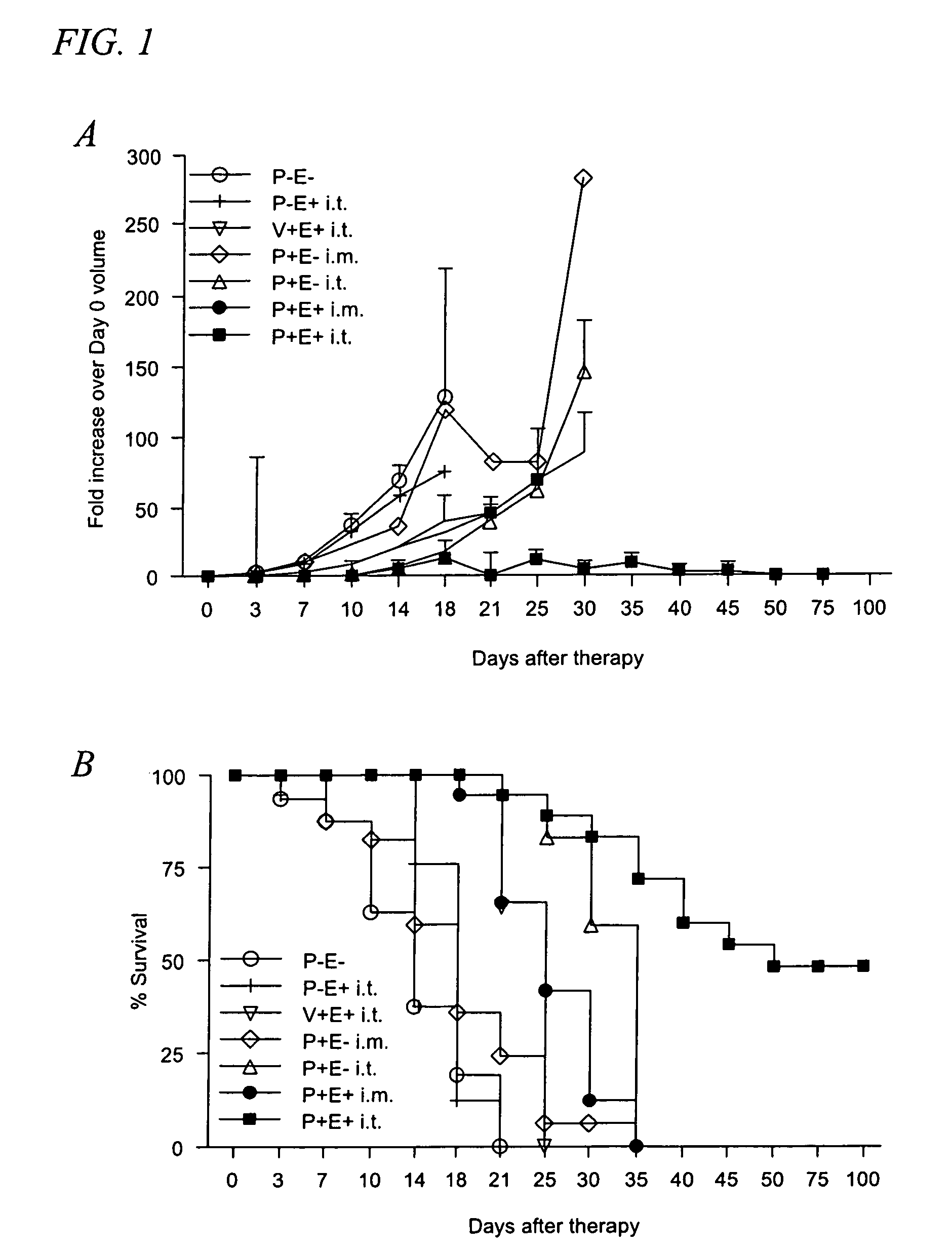 Treating malignant tumors with high field strength electroporation of plasmids encoding IL-12