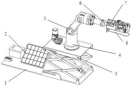 Solar mango picking machine